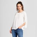 Zac & Rachel Women's Button Sleeve Blouse - Zac And Rachel - Cream
