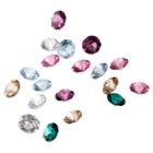 Women's Treasure Lockets 20 Piece Set Of Round Crystals From Swarovski -multicolor