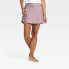 Women's Mid-rise Knit Skorts - All In Motion Heathered Purple