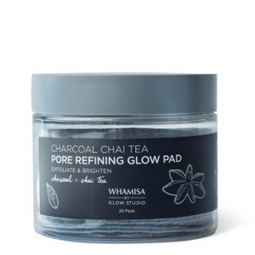 Whamisa By Glow Studio Charcoal Chai Tea Pore Refining Glow Pad