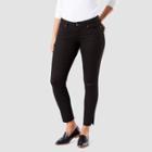 Denizen From Levi's Women's Mid-rise Modern Ankle Skinny Jeans - Black Wash