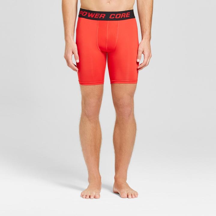 Men's 9 Compression Shorts - C9 Champion Scarlet (red)