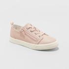 Girls' Lucian Accessible Sneakers - Cat & Jack Blush Pink