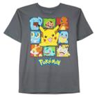 Pokemon Boys' Pokmon Graphic Short Sleeve T-shirt - Charcoal Heather