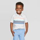 Oshkosh B'gosh Toddler Boys' Multi Stripe Polo Shirt - Gray