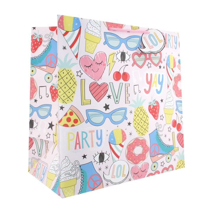 Spritz Party Fun Square Gift Bag -