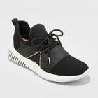 Women's Rhayne Lace Up Sneakers - A New Day Black