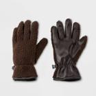 Men's Sherpa Gloves - Goodfellow & Co Brown