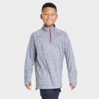 Boys' Soft Gym 1/4 Zip Sweatshirt - All In Motion Dark Gray