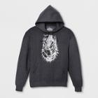 Men's Marvel Black Panther Hooded Pullover Sweater - Black Ember Heather