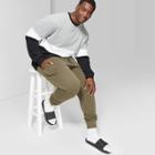 Men's Big & Tall Drop Crotch Jogger Pants - Original Use - Paris Green