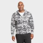 All In Motion Men's Cotton Fleece Camo Print Full Zip Hoodie Sweatshirt - All In