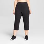 Women's Plus Size Freedom Relaxed Mid-rise Capri Leggings - C9 Champion Black