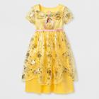 Toddler Girls' Disney Princess Belle Nightgown - Yellow