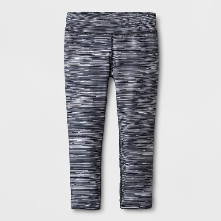 Girls' Performance Lattice Capri Leggings - C9 Champion Gray