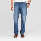 Men's Straight Fit Jeans - Goodfellow & Co Medium Denim Wash 30x30,