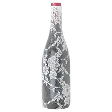 Lillian Rose Wine Lace Bottle Cover - Cream (ivory)
