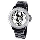 Women's Disney Maleficent Enamel Spark Watch - Black, Women's,