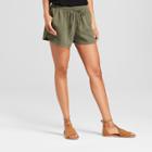 Women's Pull On Shorts - Universal Thread Olive (green)