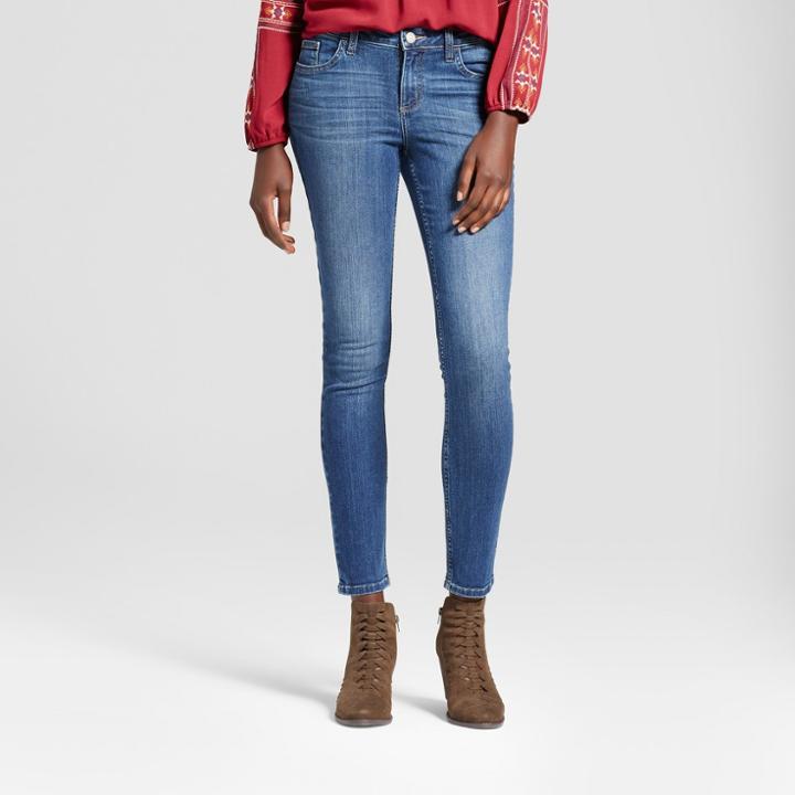 Women's Curvy Fit Skinny Jeans - Crafted By Lee Medium Denim Wash