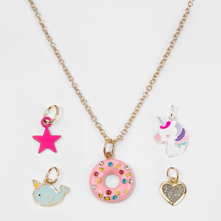 Girls' 5pc Diy Necklace Set - Cat & Jack Gold