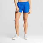Women's Run Shorts - C9 Champion Groove Blue Emboss