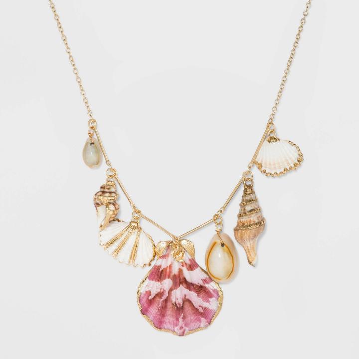 Shells Statement Necklace - A New Day , Women's,