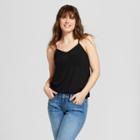 Women's Cross Back Tank Top - Universal Thread Black