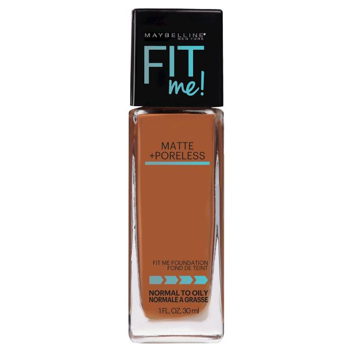 Maybelline Fitme Matte + Poreless Foundation 338 Spicy Brown