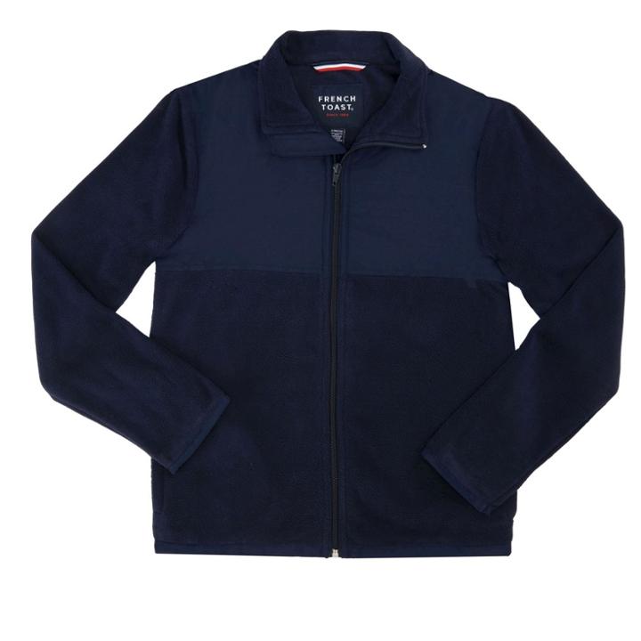 French Toast Boys' Uniform Polar Fleece Jacket - Navy