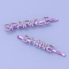 Girls' 2pc Sparkle And Shine Hair Pins - More Than Magic Pink, Women's