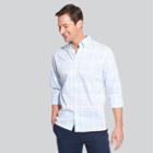Van Heusen Men's Classic Fit Long Sleeve Button-down Shirt - Blue/plaid