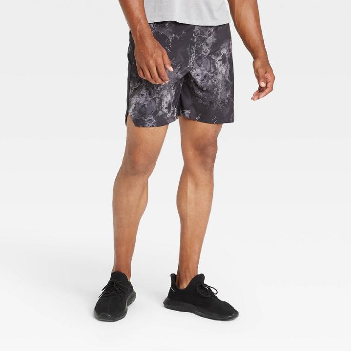 Men's 7 Unlined Run Shorts - All In Motion Black
