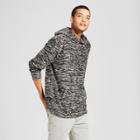 Men's Drop Shoulder Hooded Sweatshirt - Jackson Black/white