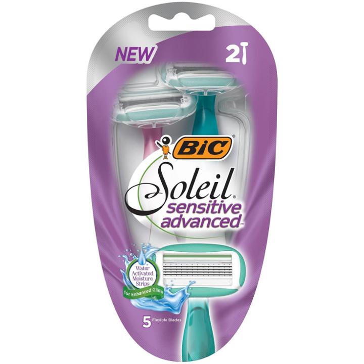 Bic Soleil Sensitive Advanced Women's 5 Blade Disposable Razor