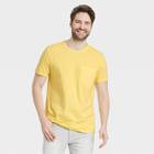 Men's Regular Fit Short Sleeve T-shirt - Goodfellow & Co Yellow