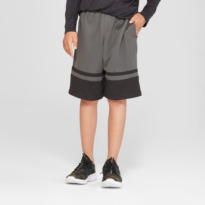Boys' Mesh Basketball Shorts - C9 Champion Charcoal Grey
