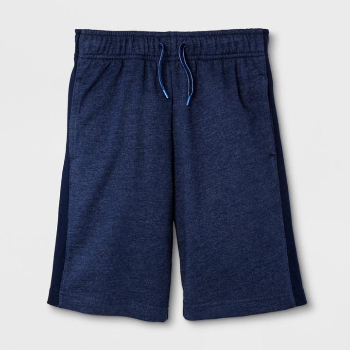 Boys' Stripe Pull-on Shorts - Cat & Jack Navy (blue)