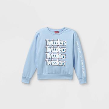 Girls' Hershey's Twizzlers Cropped Pullover Sweater - Blue