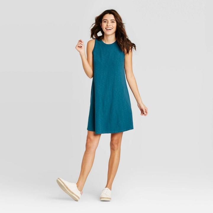 Women's Sleeveless Tank Dress - Universal Thread Navy Xs, Women's, Blue