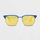 Men's Flat Top Sunglasses - Original Use Blue