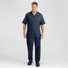 Petitedickies Men's Tall Short Sleeve Coverall - Dark Navy 2xlt, Men's, Size: 2xl Tall, Dark Blue