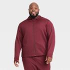 Men's Big & Tall Tech Fleece Full Zip Hoodie - All In Motion Berry