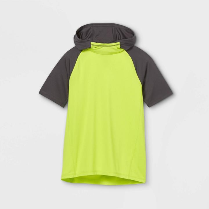 Boys' Short Sleeve Hooded T-shirt - All In Motion Green