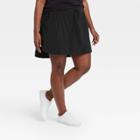 Women's Plus Size Stretch Woven Skorts 18.5 - All In Motion Black