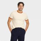Men's Standard Fit Short Sleeve Crewneck T-shirt - Goodfellow & Co White Blush