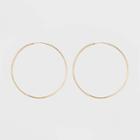 Gold Over Sterling Silver Endless Hoop Fine Jewelry Earrings - A New Day Gold, Women's