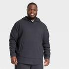 Men's Big Textured Knit Hoodie - All In Motion Black