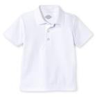 Dickies Little Boys' Performance Uniform Polo Shirt - White