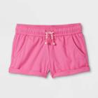 Toddler Girls' Pull-on Shorts - Cat & Jack Bright Pink